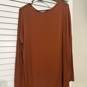Rust Long Sleeve Women's Top
